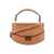 Ganni Ganni Mini Top Handle Apo-G Bag Brown