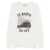 Mc2 Saint Barth MC2 Saint Barth Heron White Wool-Blend Sweater With Front Machine Graphic WHITE