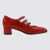 CAREL PARIS Carel Paris Red Leather Pumps RED