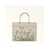 Furla Furla opportunity l tote in embossed jacquard with floral details Natural