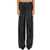 ROTATE Birger Christensen Faux Leather Pants BLACK