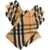 Burberry Wool And Leather Check Gloves SAND IP CHECK