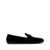 Prada Prada Triangle-Logo Velvet Loafers Black