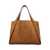 Stella McCartney Stella McCartney Logo Large Tote Bag Brown