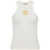 Balmain Balmain Retro Pb Stretch Tank Top Clothing WHITE