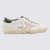 Golden Goose Golden Goose White Leather Sneakers WHITE/LIGHT PINK/DARK GREEN