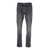 PURPLE BRAND Black Skinny Faded Jeans In Denim Man Black