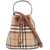 Burberry Ered\N\Ncheckered Mini Bucket Bag VNTG CHK/BRIAR BROWN