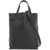 A.P.C. Maiko Medium Leather Tote Bag LZZ BLACK