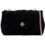 Tory Burch Mini Kira Velvet Handbag In BLACK