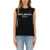 Balmain Tank Top With Logo BLACK