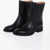 Maison Margiela Vintage Effect Leather Boots Black