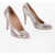 Maison Margiela Vintage Effect Lurex Pumps Silver