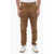 CORNELIANI Chinos Pants With Half-Belt Waisted Brown