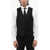 CORNELIANI Trend Virgin Wool Waistcoat With Back Adjuster Black