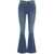 MOTHER Flared pants 'The Weekender Fray' Blue