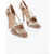 Maison Margiela Vintage Effect Lurex Pumps With Cut-Out Gold