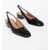 Maison Margiela Slingback Patent Leather Ballerinas Black