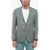 CORNELIANI Jacquard Wool Blend Cerim Academy Unlined Blazer Green