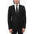 CORNELIANI Trend 2 Button Extrafine Virgin Wool Blazer Black