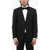 CORNELIANI Glitter Virgin Wool Academy Cerimo 2-Button Blazer With Shaw Black