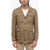 CORNELIANI Id Pure Linen Identity Utility Blazer Beige