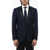 CORNELIANI Virgin Wool Cerimonia Academy Blazer With Satin Lapel Blue