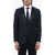 CORNELIANI Cc Collection Virgin Wool Side Vents Peak Lapel Tuxedo Blaze Blue