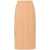 forte_forte Forte_Forte Stretch Cady Crepe Pencil Skirt Clothing Yellow