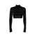 GCDS Gcds Black Velvet Top Black