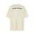 FEAR OF GOD Beiget-Shirt With Contrasting Front Logo Print In Cotton Man Beige