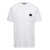 Dolce & Gabbana White Crewneck T-Shirt With Logo Plate In Cotton Man WHITE