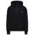 Dolce & Gabbana Black Hoodie With Plated Logo On The Chest In Cotton Man Black