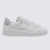 Golden Goose Golden Goose White And Silver-Tone Leather Purestar Sneakers WHITE