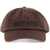 ROTATE Birger Christensen Baseball Cap Made Of Canvas CHOCOLATE PLUM (BROWN)