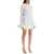 ROTATE Birger Christensen Short Mesh Dress With Bows EGRET