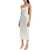 ROTATE Birger Christensen Satin Slip Dress For Elegant EGRET