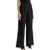 ROTATE Birger Christensen Wide Pants With Sequins. BLACK