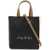 Marni Mini Museo Soft Tote Bag BLACK/SHELL/AGATE GREY