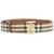 Burberry Ered Belt In Coated Canvas With Tb Logo VCHECK / LIGHT GOLD