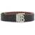 Burberry Reversible Tb Belt BLACK/TAN/SILVER