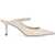 Jimmy Choo Patent Leater Bing 65 Mules LINEN