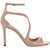 Jimmy Choo Patent Leather Azia 95 Sandals BALLET PINK