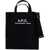 A.P.C. Récupération Canvas Shopping Bag LZZ BLACK