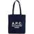 A.P.C. Lou Rue Madame Tote Bag IAK DARK NAVY