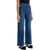 FRAME 'Le Slim Palazzo' Cropped Jeans SKYWALK