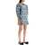 Ganni Botanical Jacquard Mini Dress ILLUSION BLUE