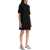 Ganni "Viscose Mini Dress With BLACK