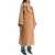 Ganni Long Recycled Wool Coat LATTE