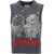 Ganni "Graphic Cats Knit Vest For GRAY QUILL